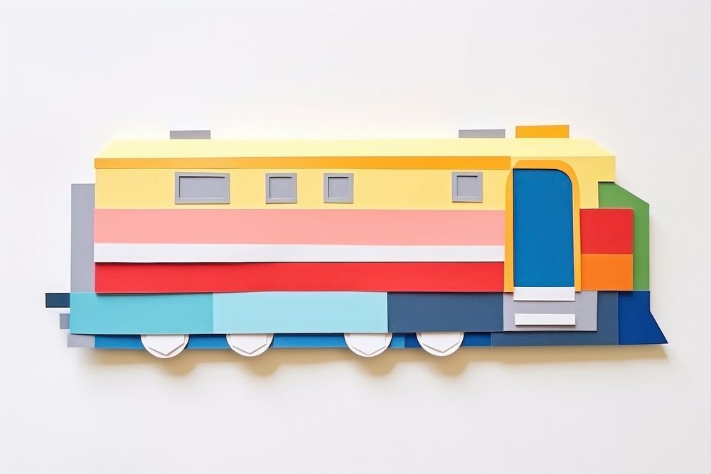 Train vehicle art transportation.