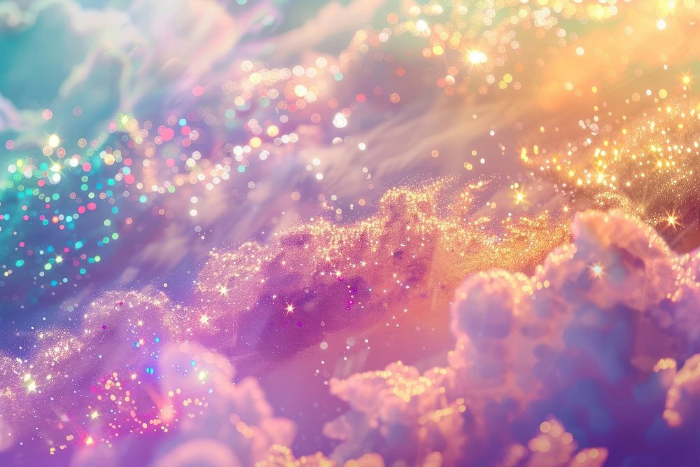Cloud photo glitter backgrounds universe.