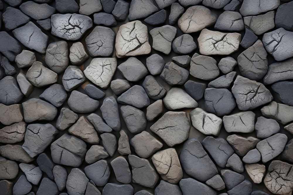 Close-up stone pattern pebble rock cobblestone.
