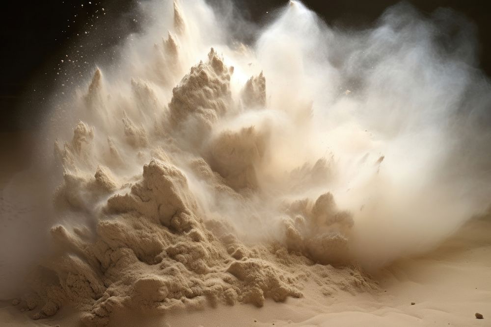 Nature dust sand panoramic.