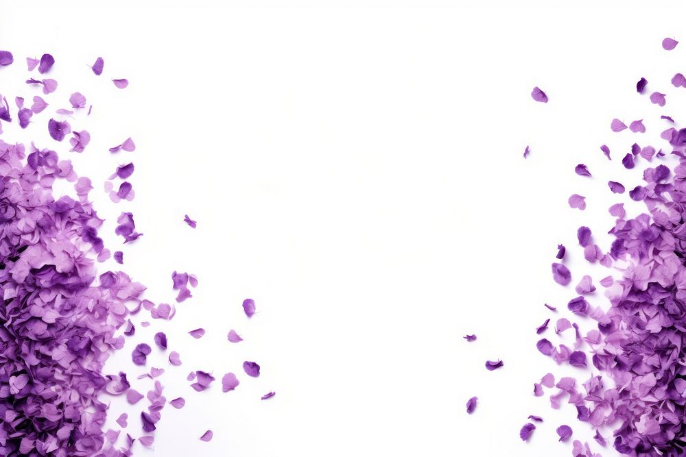 Lavender Floral confetti border backgrounds purple petal.