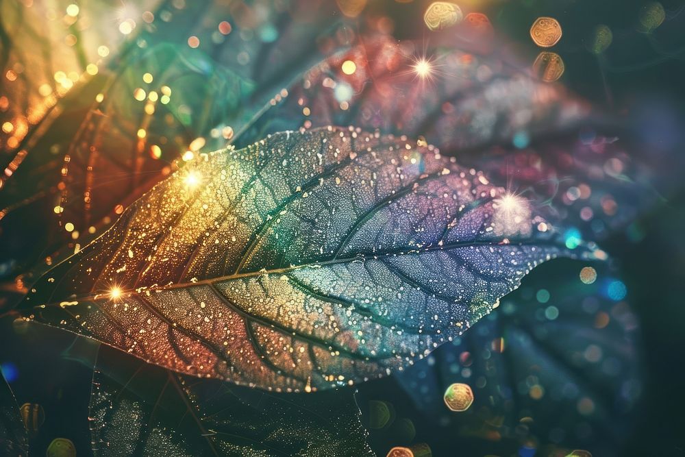 Leaf photo backgrounds outdoors glitter.
