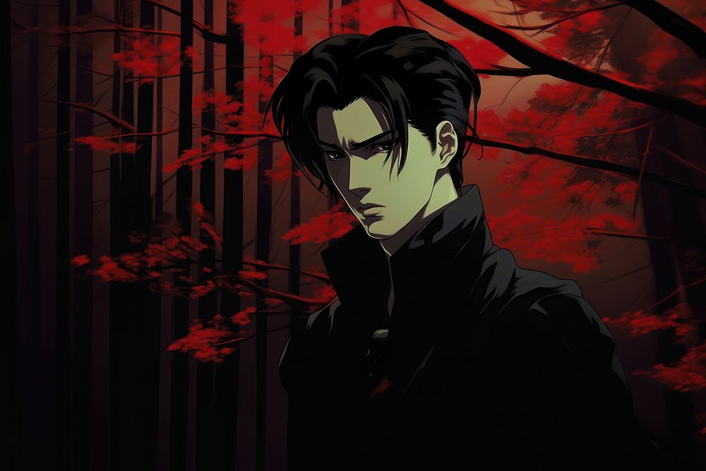Male vampire anime adult architecture.