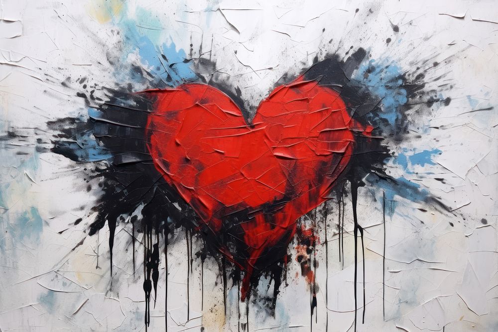 Broken heart abstract backgrounds creativity.