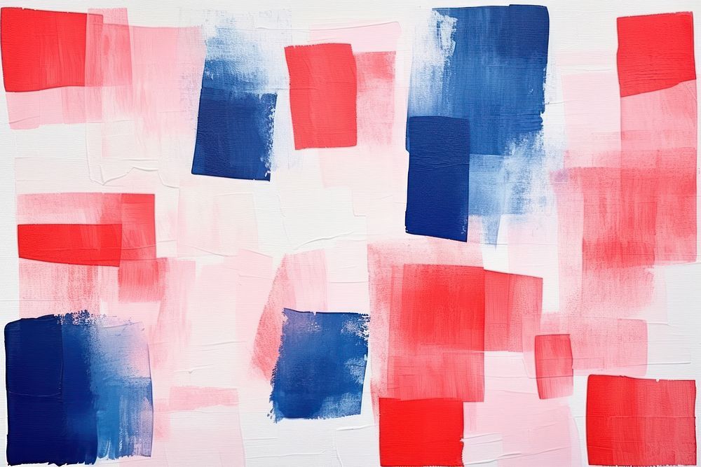 4th of July art abstract painting.