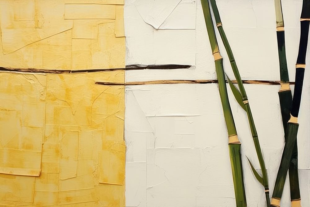 Abstract bamboo ripped paper art backgrounds weaponry.