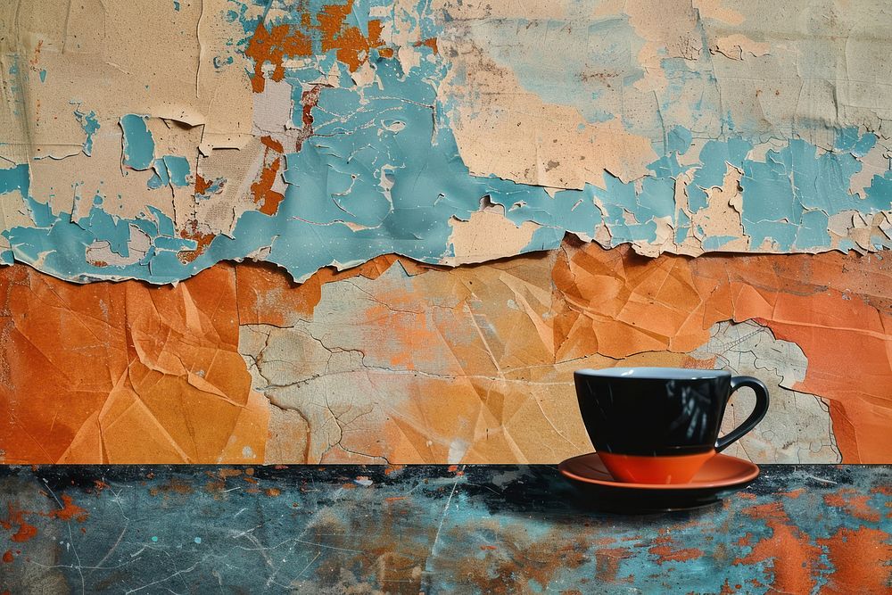 Coffee mug cup art architecture.