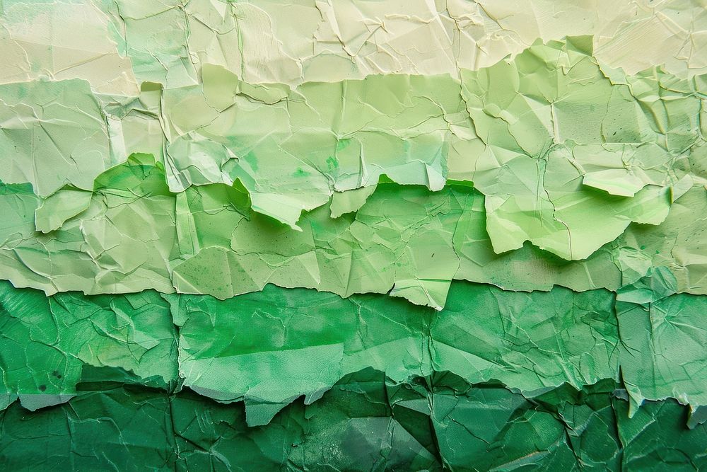 Paper abstract green leaf.
