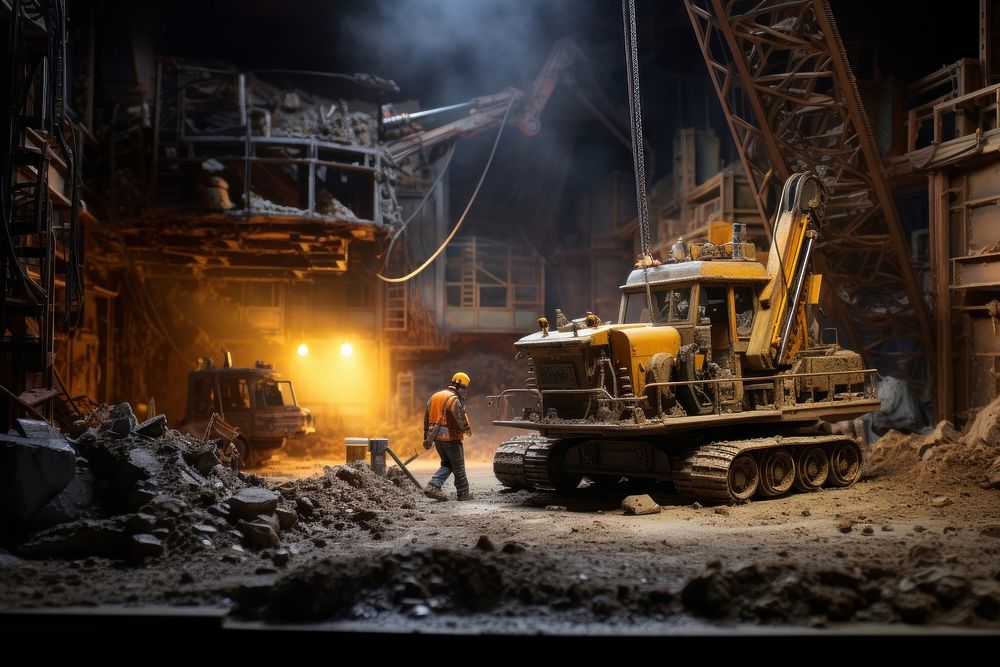 Mining architecture construction destruction.