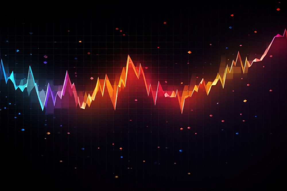 Heartbeat backgrounds graph chart.