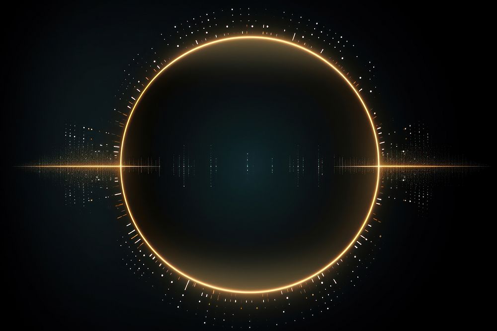 Light Circle frame backgrounds astronomy abstract.