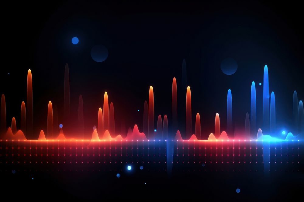 Audio bar light backgrounds abstract.