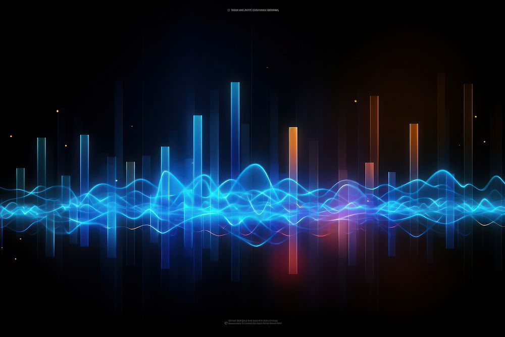 Audio wave light backgrounds abstract.