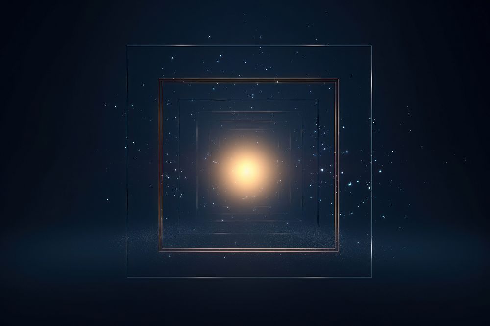Square frame light backgrounds astronomy.