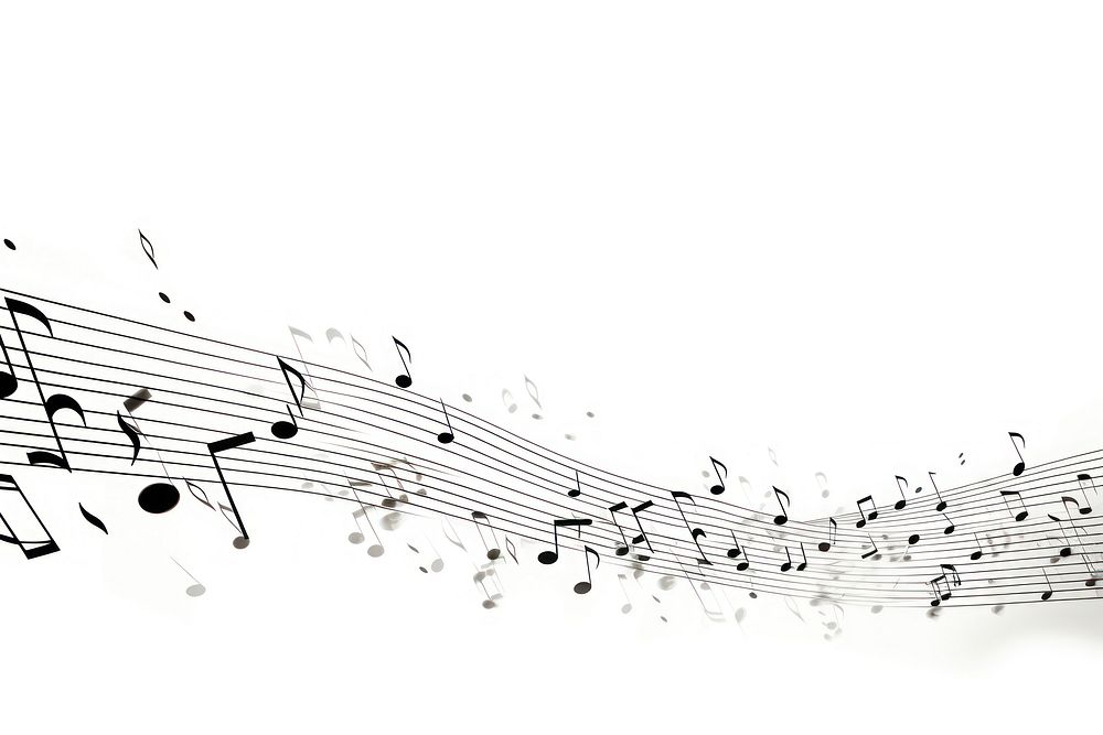 Music notes backgrounds white background performance.