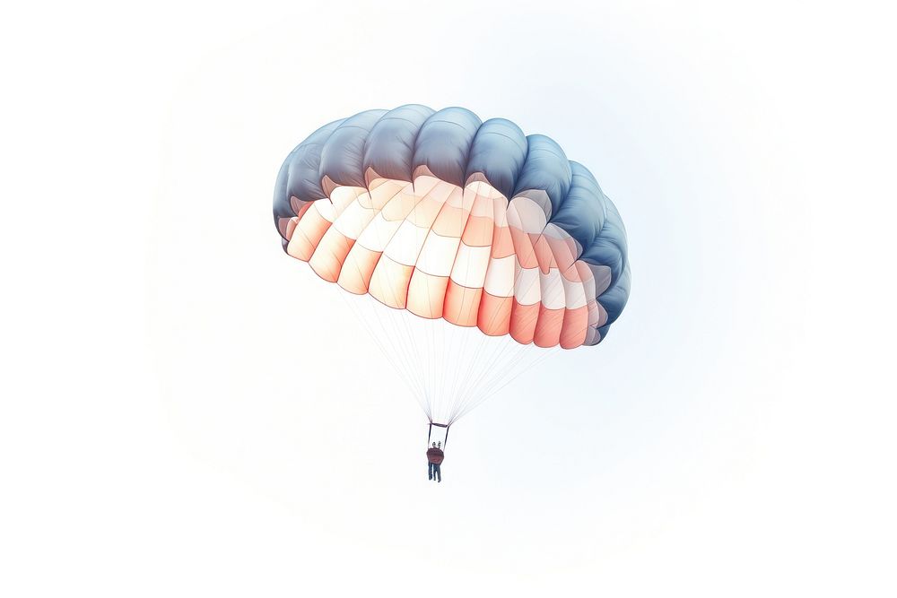 Parachuts parachute flying exhilaration.