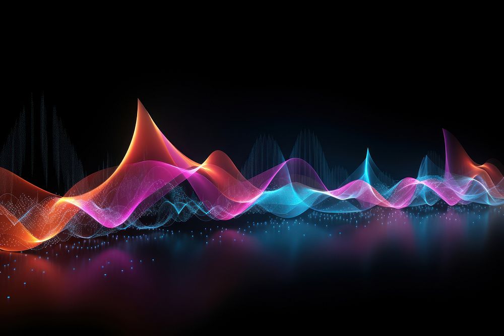 Digital sound backgrounds pattern purple.