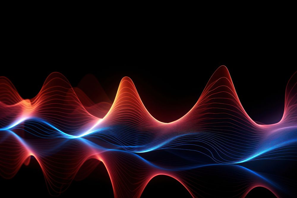 Digital sound backgrounds pattern light.