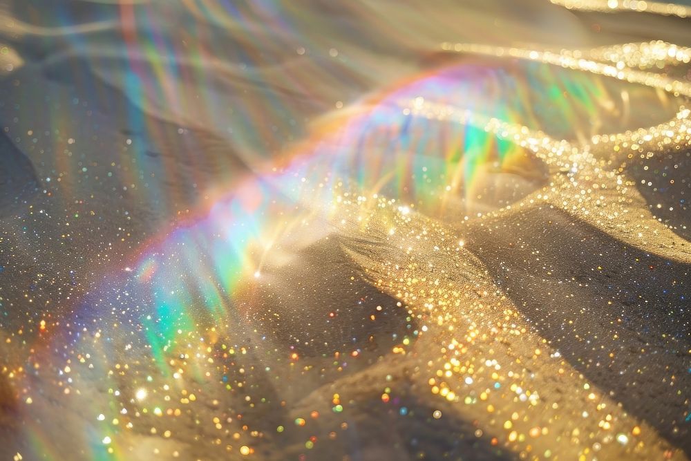Sand photo rainbow glitter backgrounds.