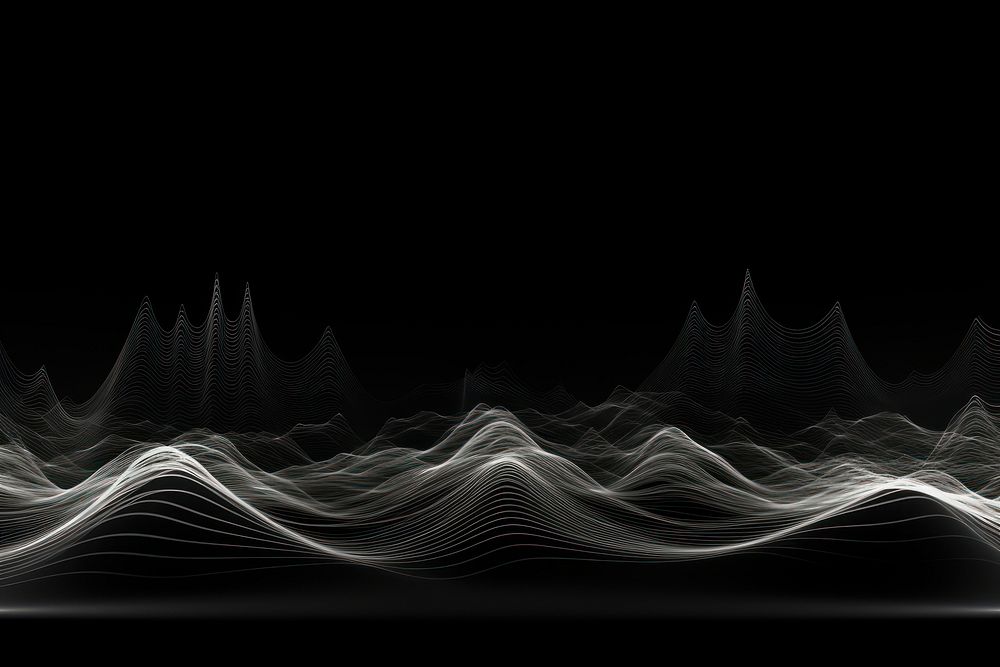 Sound wave backgrounds pattern black.