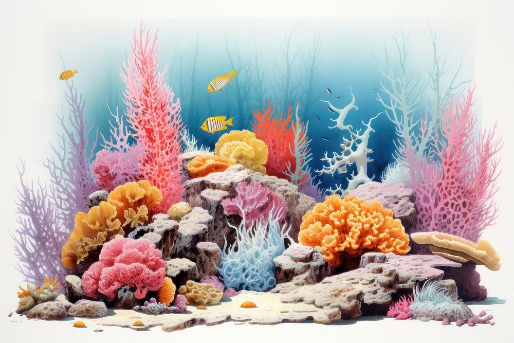 Ocean coral reefs aquarium outdoors nature.