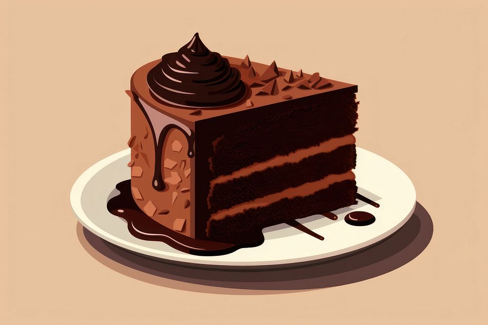 Chocolate cake chocolate dessert food.