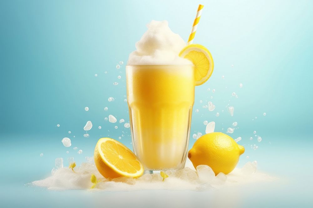 Frozen lemonade fruit drink juice.