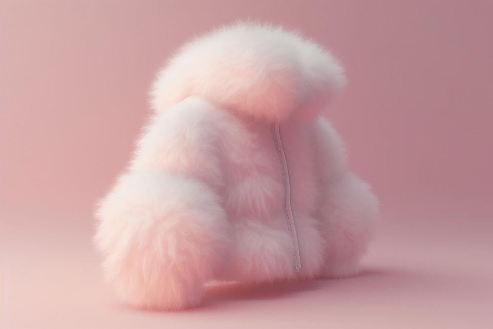 Winter pink fur softness.