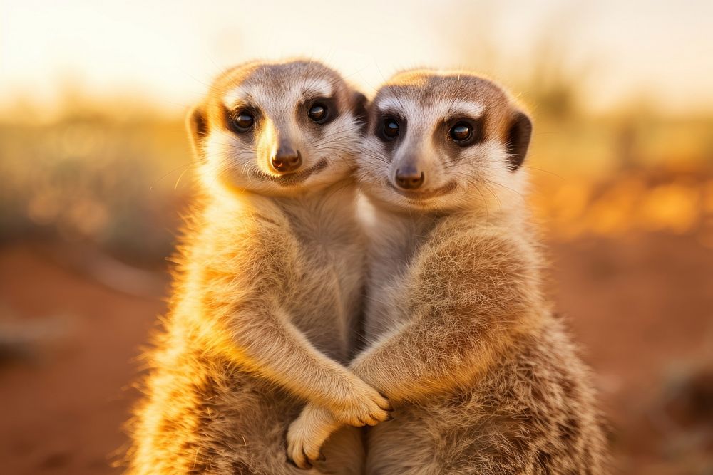 Meerkats wildlife animal mammal.