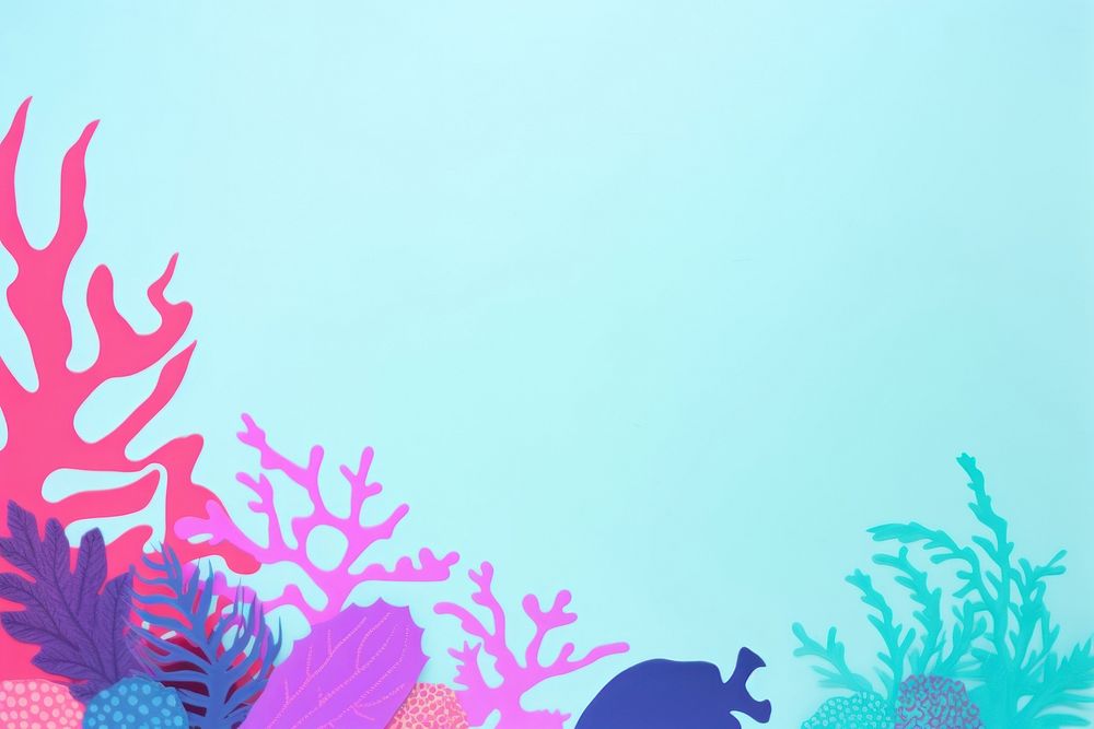 Under the sea border backgrounds outdoors pattern.