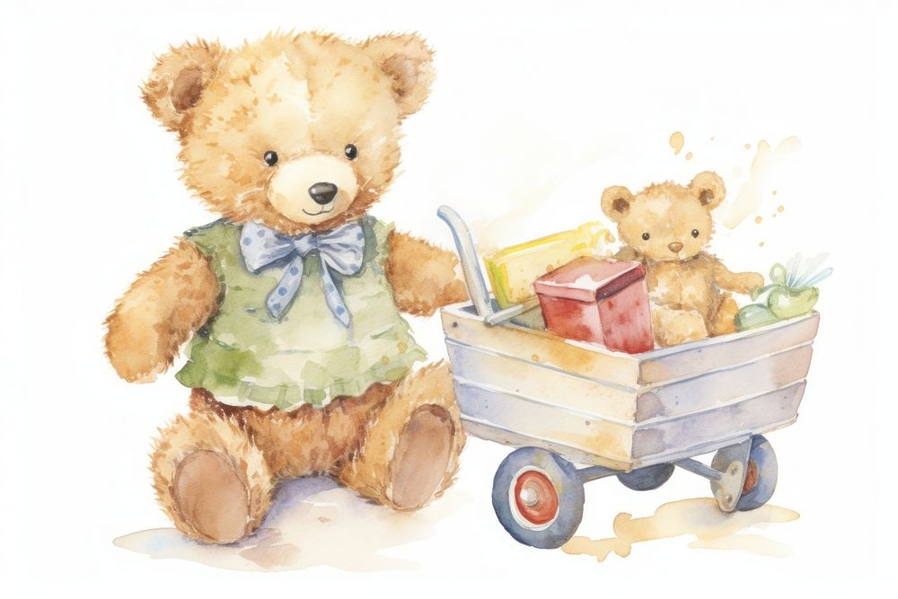 Teddy bear toy representation creativity.
