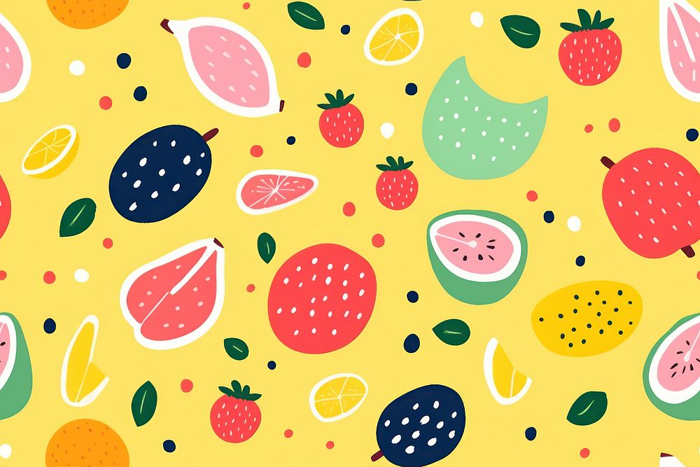 Pattern fruit backgrounds berry.