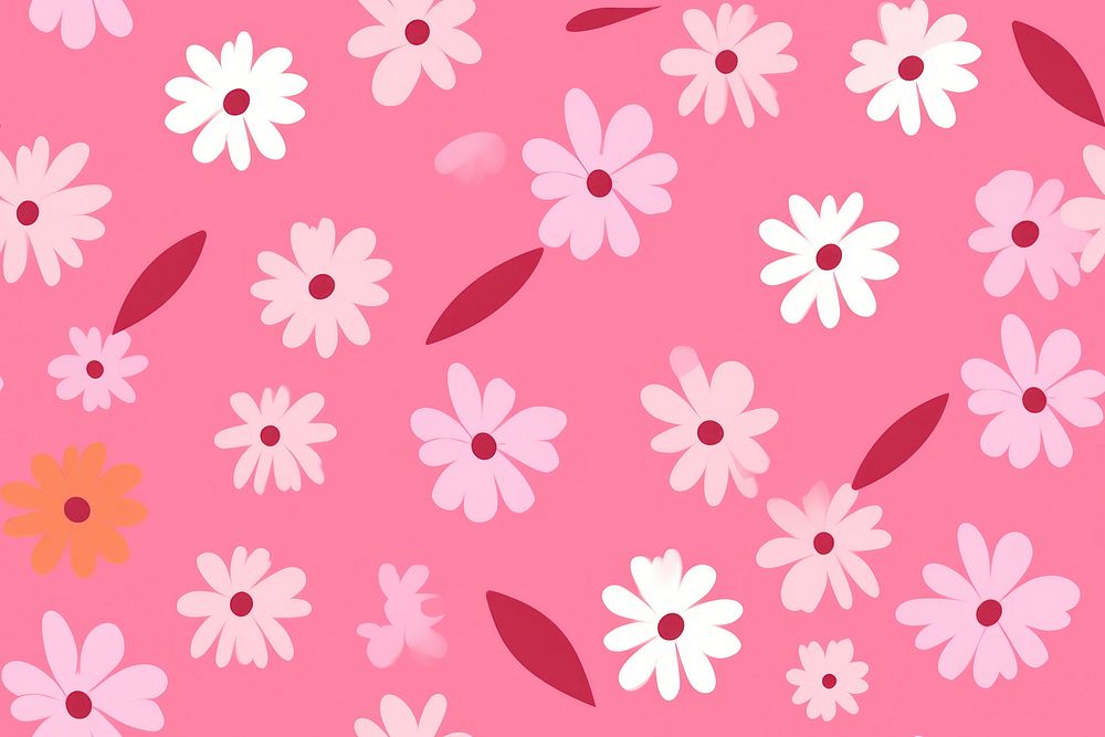 Pattern flower backgrounds nature.