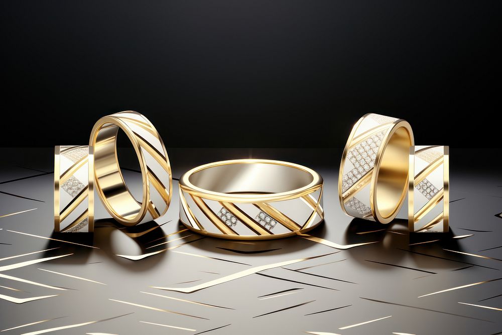 Rings diamond gold jewelry.