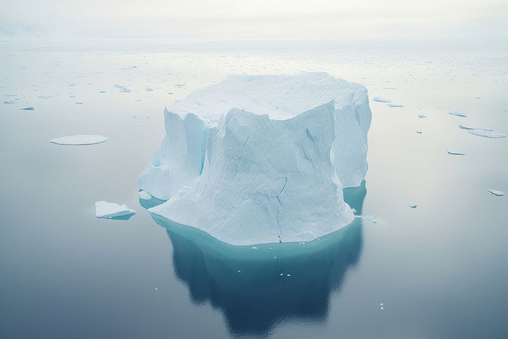 Iceberg outdoors glacier nature.