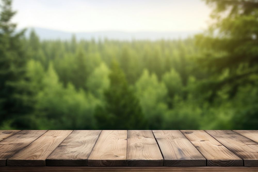 Forest backdrop table wood backgrounds.