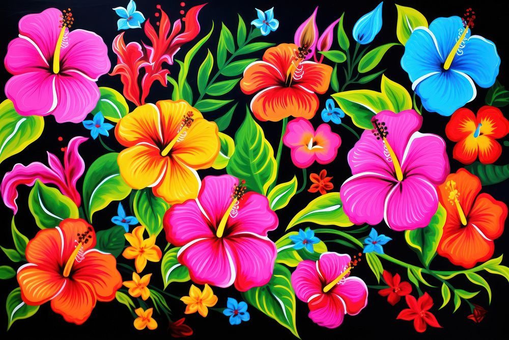 Floral backgrounds pattern flower.