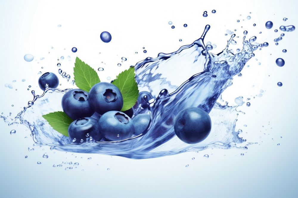 Juice Blueberry blueberry fruit.