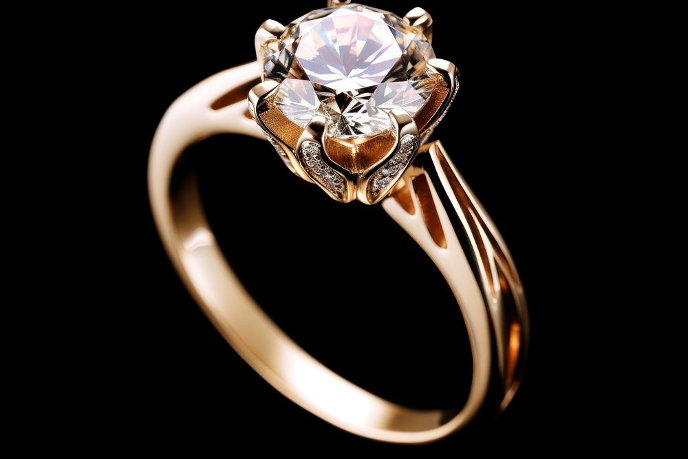 Ring diamond gemstone jewelry.