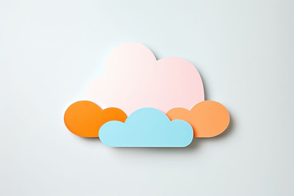 Cloud creativity circle symbol.