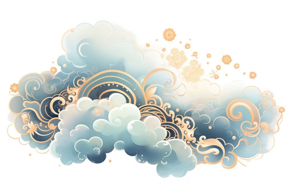 Cloud backgrounds pattern art.