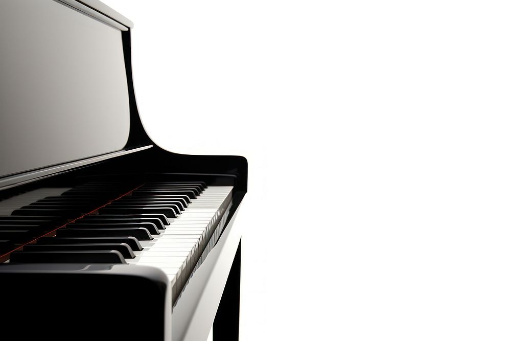 Piano keyboard black harpsichord.