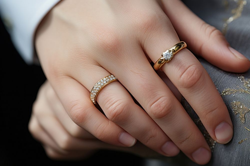 Rings hand jewelry diamond.
