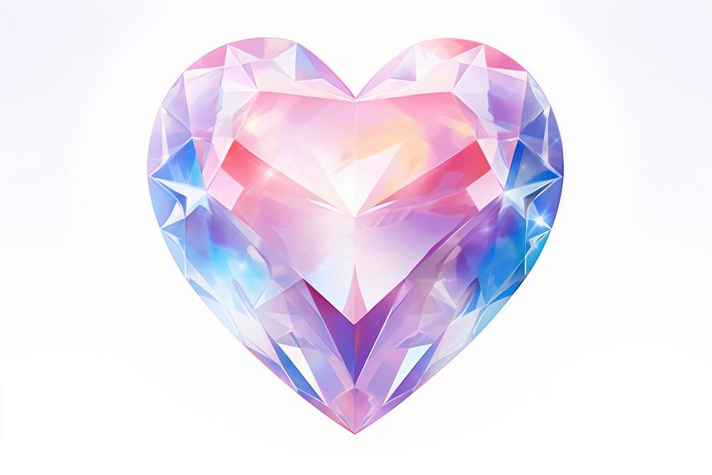 Heart shape gemstone jewelry accessories.