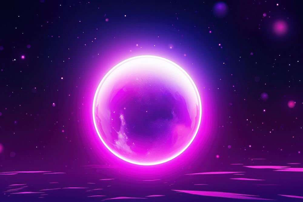 Full moon astronomy purple night.