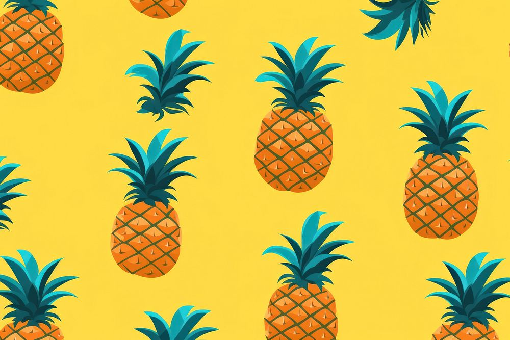 Pineapple backgrounds pattern plant.