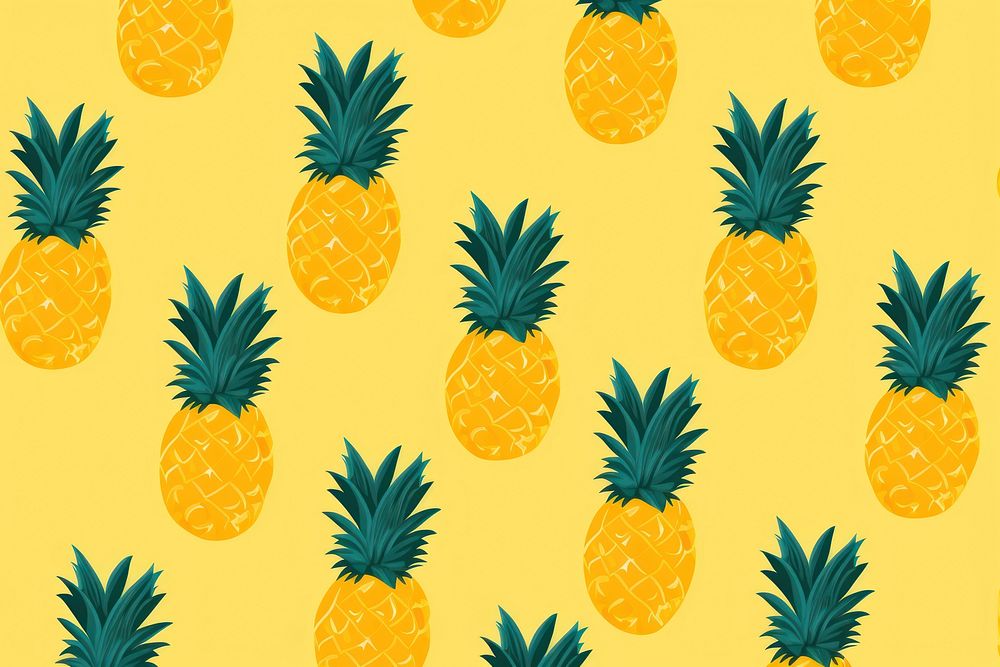 Pineapple backgrounds pattern fruit.