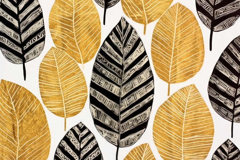 Leaf pattern backgrounds plant creativity.