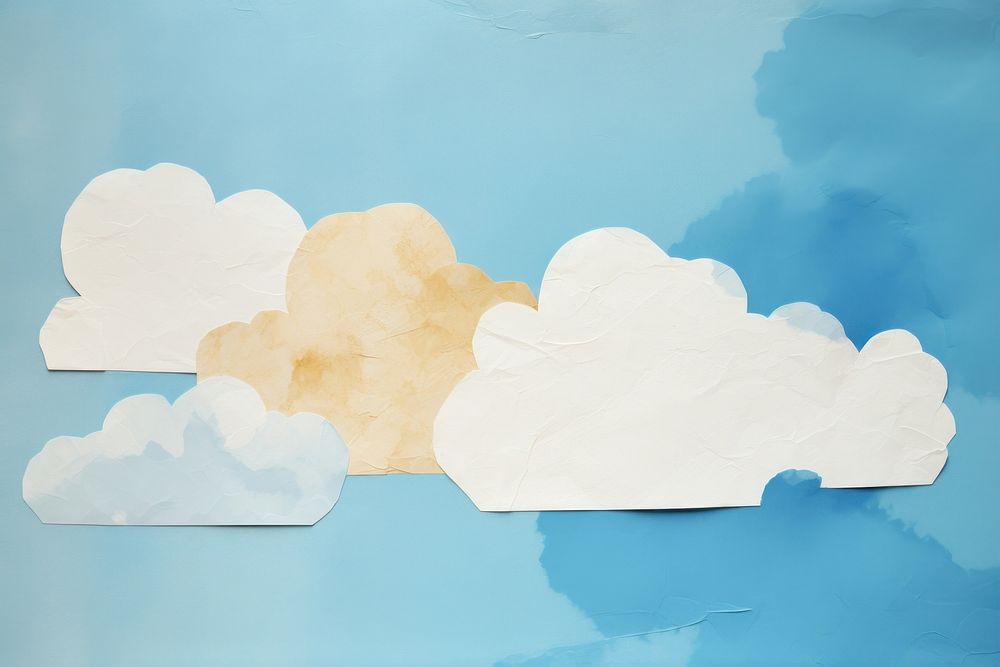 Sky and cloud art backgrounds painting.