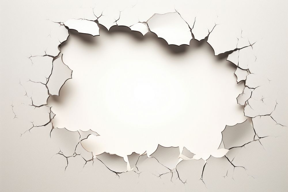 Paper torn holes illustration of realistic ragged destruction backgrounds textured.